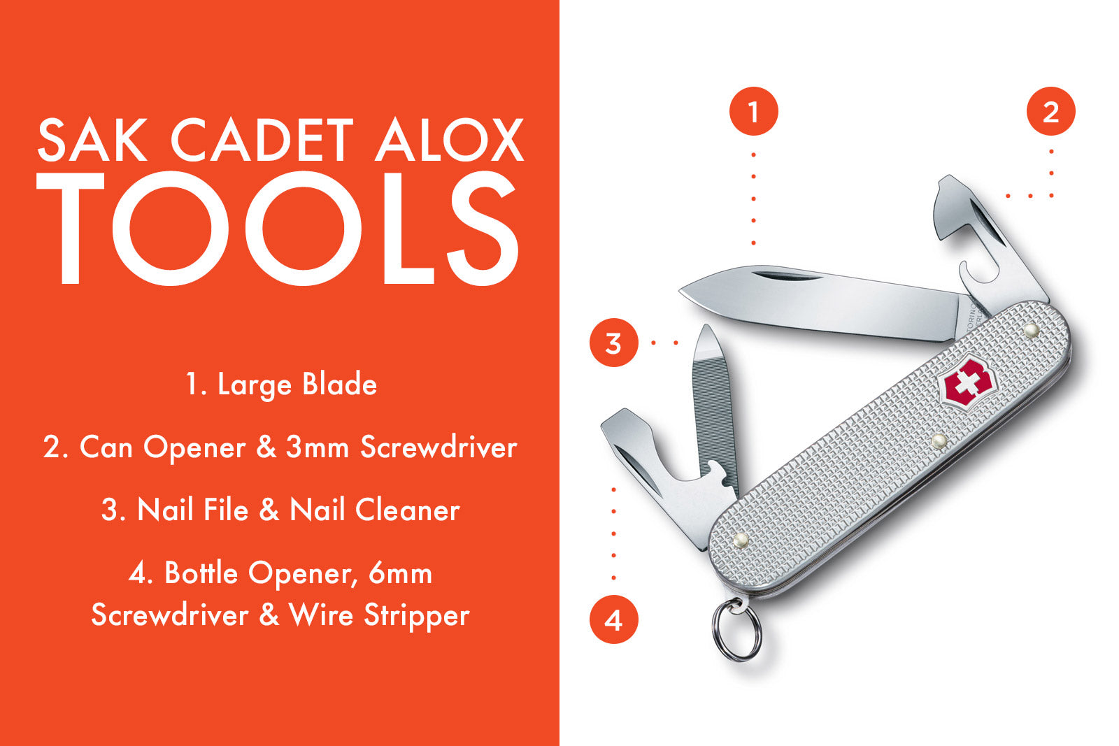 Swiss Army Knife Cadet Tools