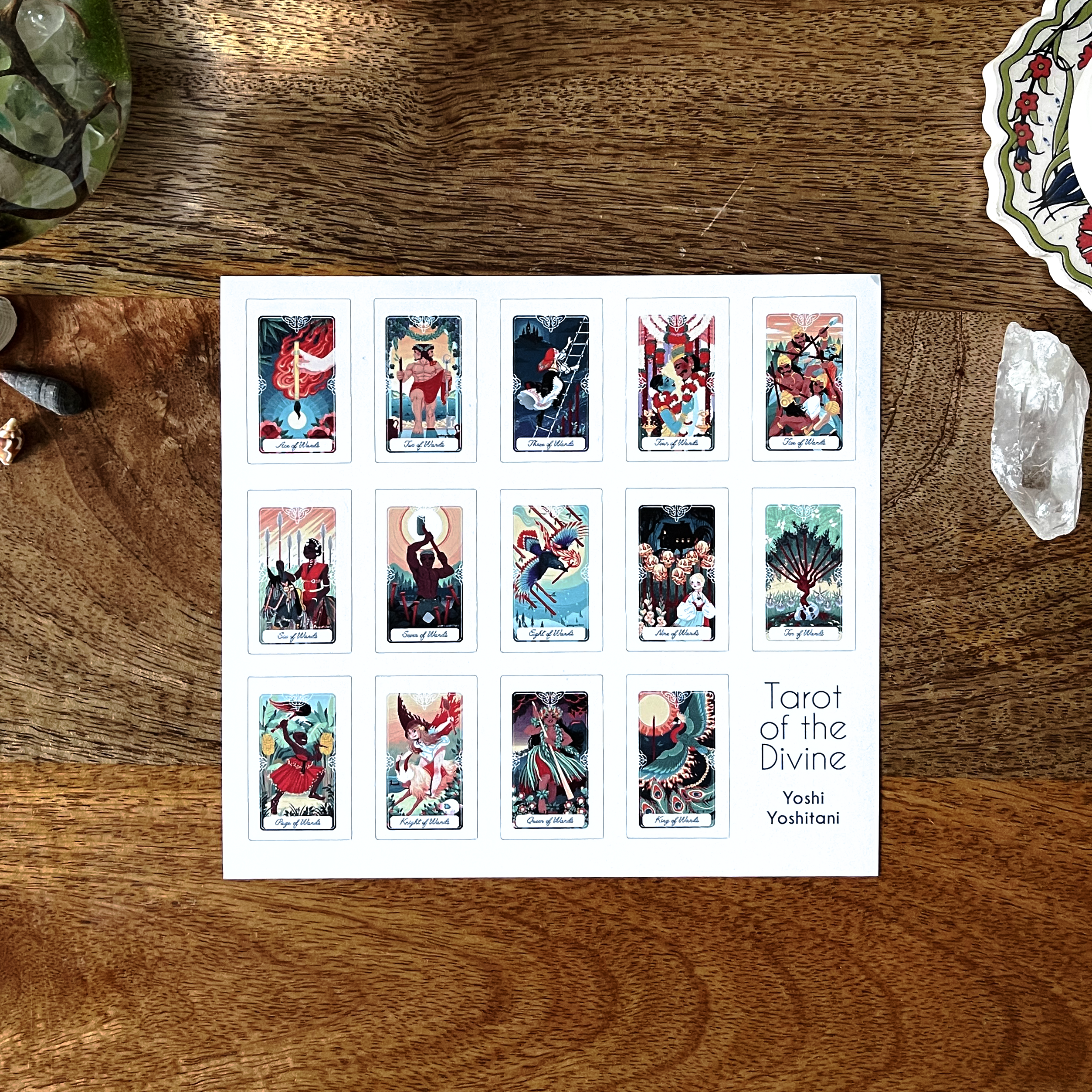 Tarot Stickers- 22 Large Holographic Major Arcana Tarot Cards – Holy Santo