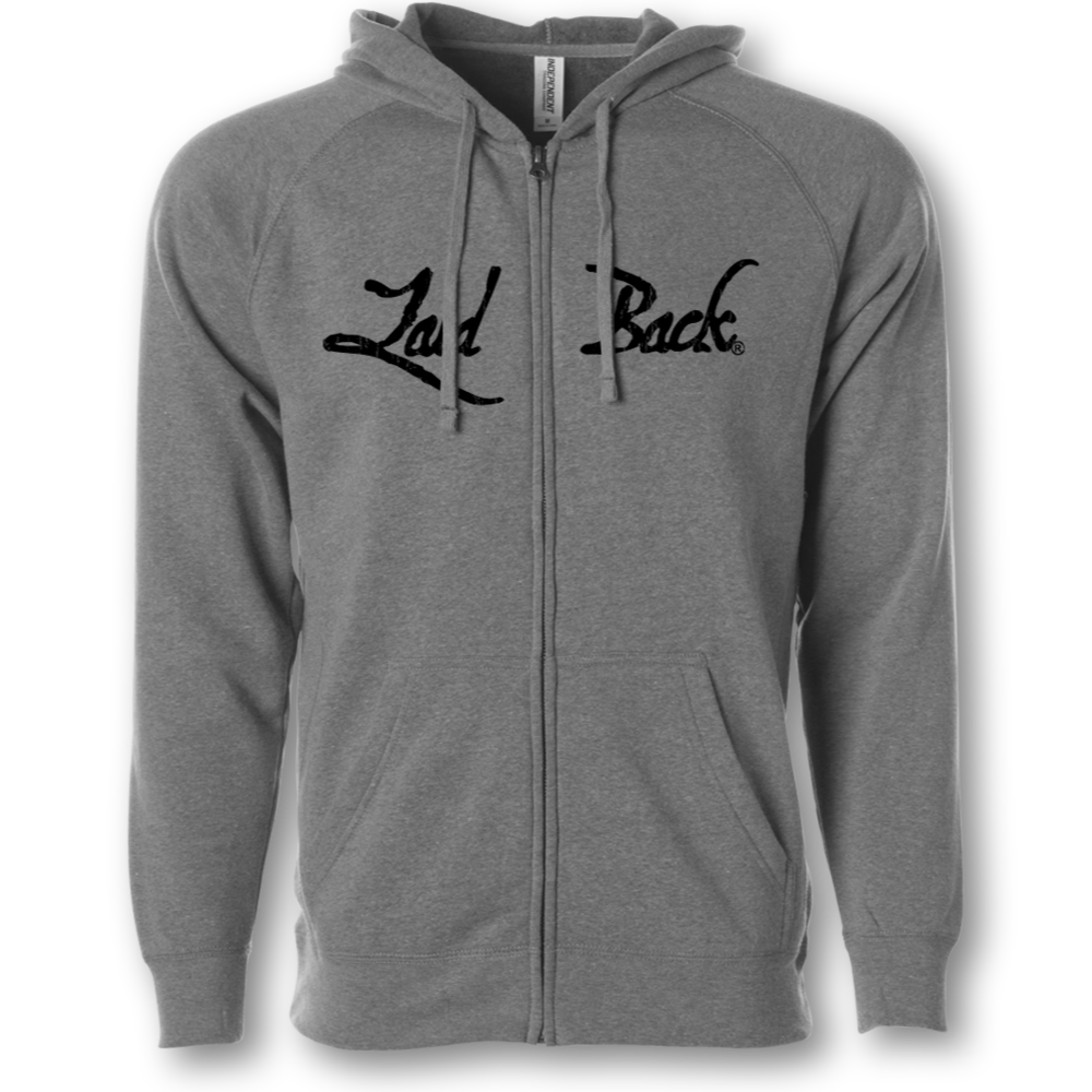 laid-back front zip & pullover hoodie (8oz)