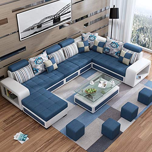 12 Seater Sectionals and Loveseats Wood Sofa Set 