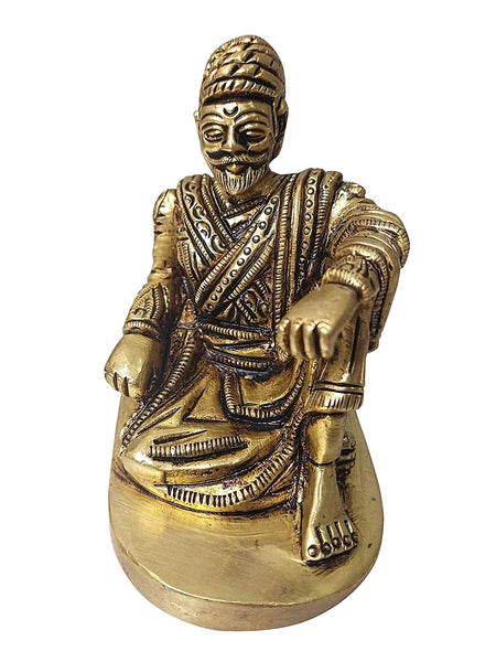 Chhatrapati Shivaji Murti Brass Idol