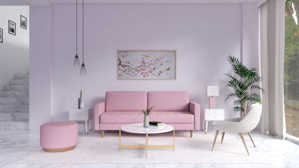 Millennial Pink and Lilac Home