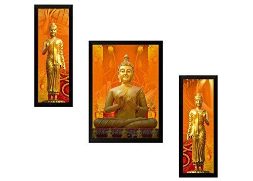 Kyara arts Multiple Frames, Beautiful red Buddha Wall Painting for