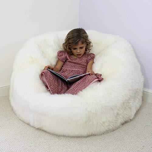 Auburn organic cotton handmade bean bag Cover by Urbanloom - Brown –  URBANLOOM