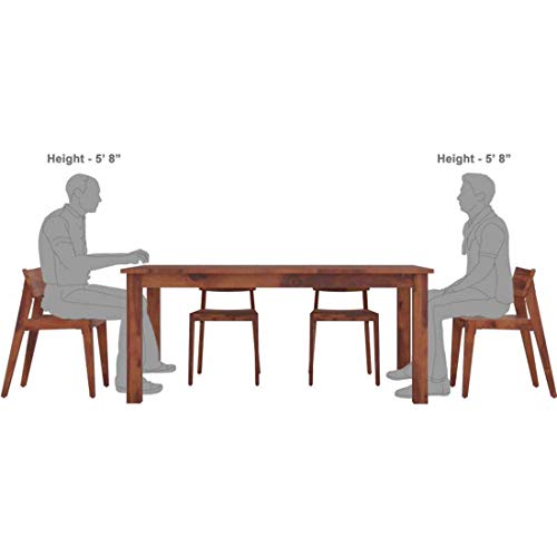 Jangid Handicraft Solid Sheesham Wood 6 Seater Dining Table Set (JH12 ...