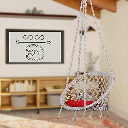 Single Cotton Rope Swing