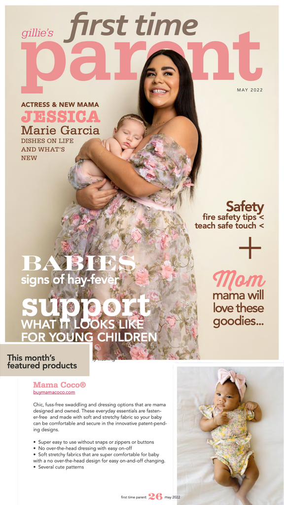 mama coco featured in first time parent magazine