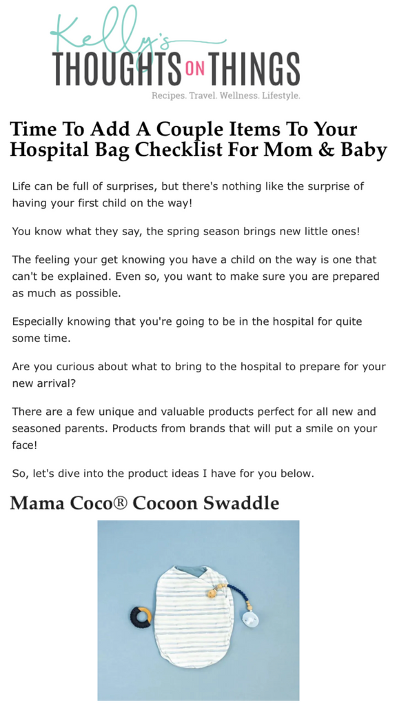 Mama Coco Cocoon Swaddle featured