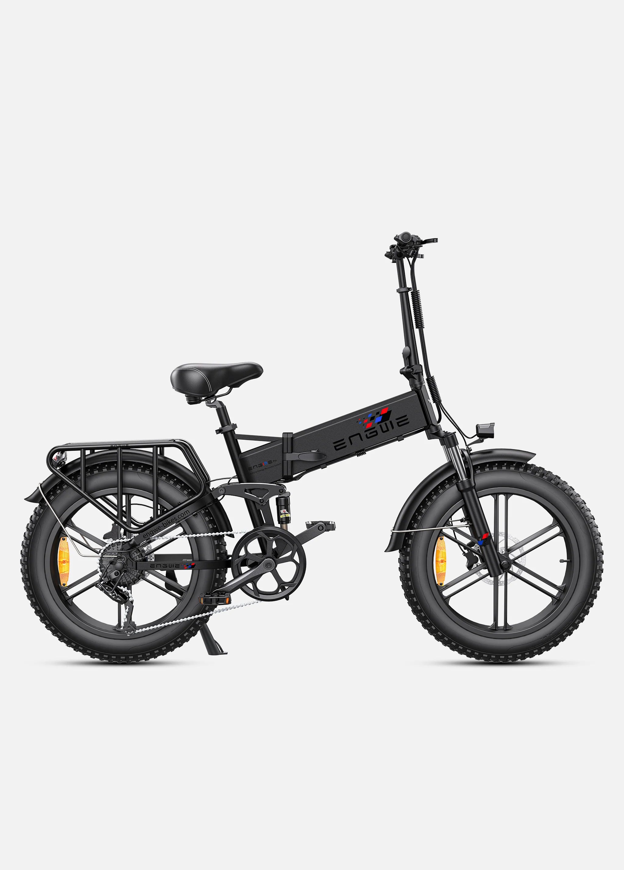 ENGINE PRO 1000W 62Miles Full Suspension Foldable E-bike