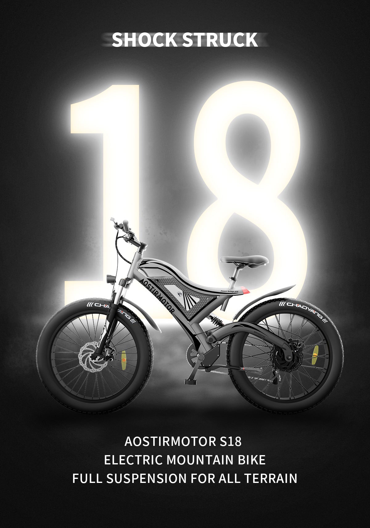 pk strijd vis AostirMotor All Terrain Electric Mountain Bike S18 – E-Wheel Warehouse