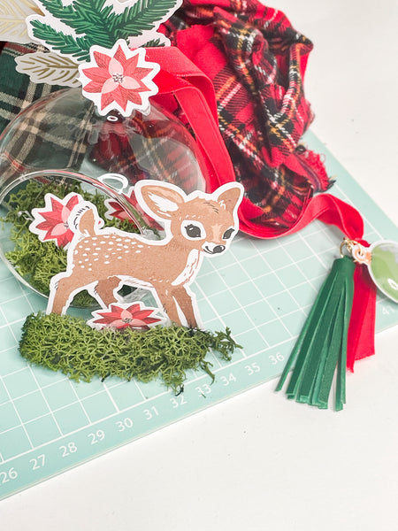 tutorial scrapbooking bolas de navidad