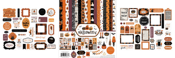 COLLECTION D'HALLOWEEN SCRAPBOOKING