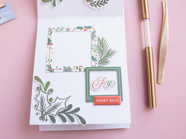 tutorial scrapbooking navidad