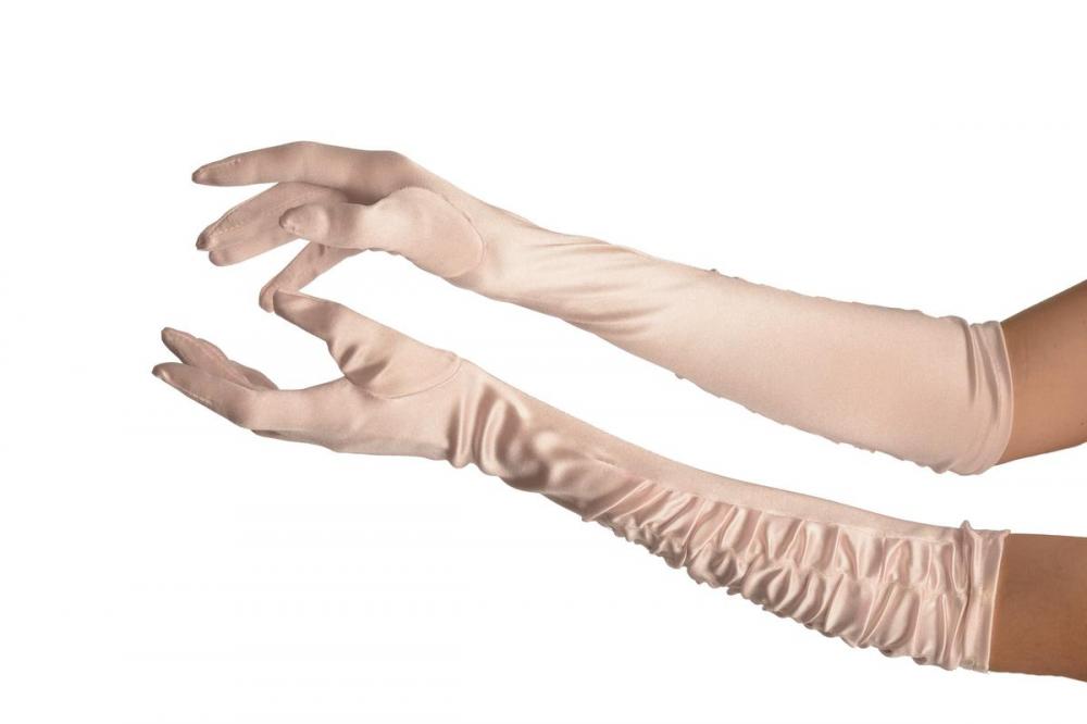 baby satin gloves