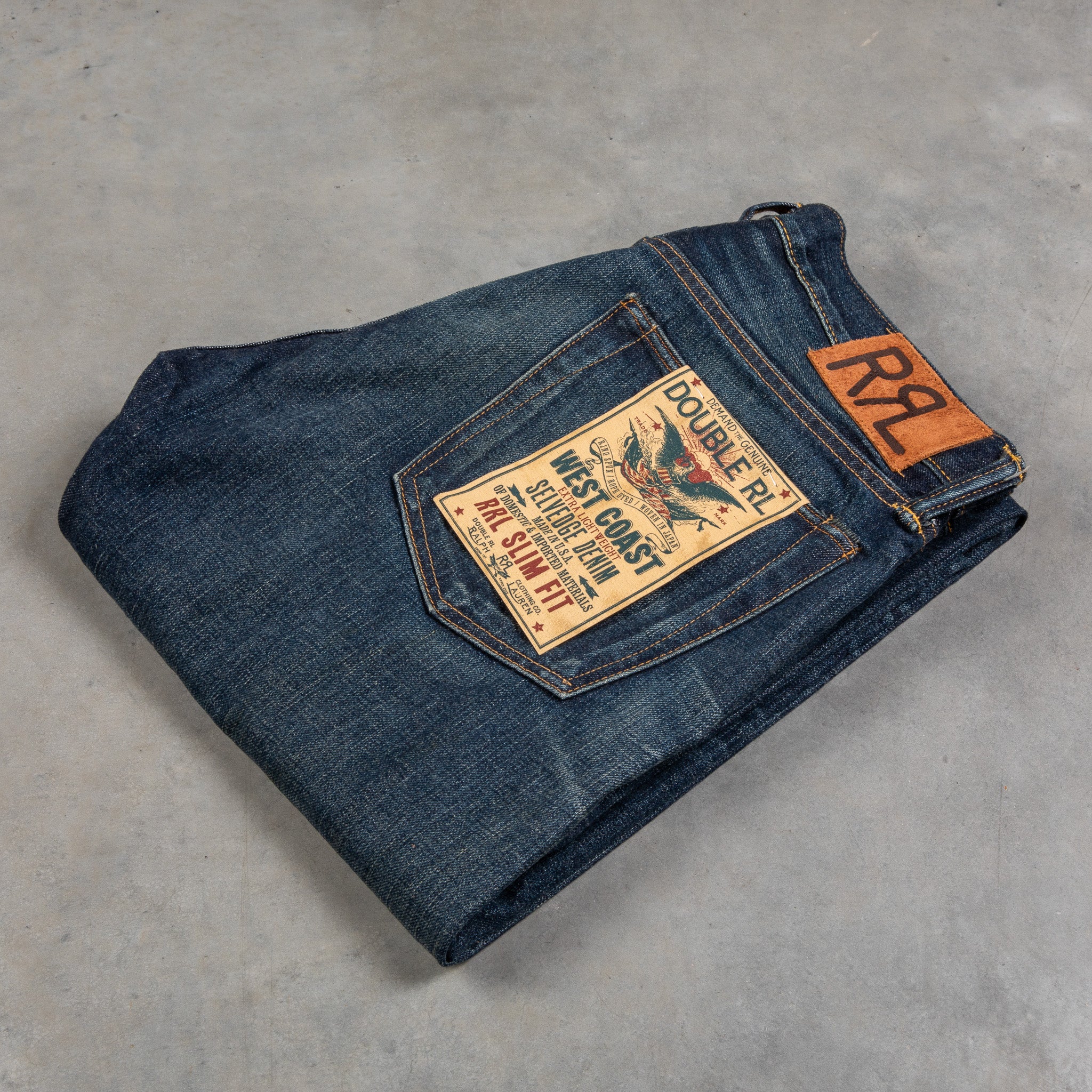 RRL Slim Fit 5 Pocket Once Wash 3 – Frans Boone Store