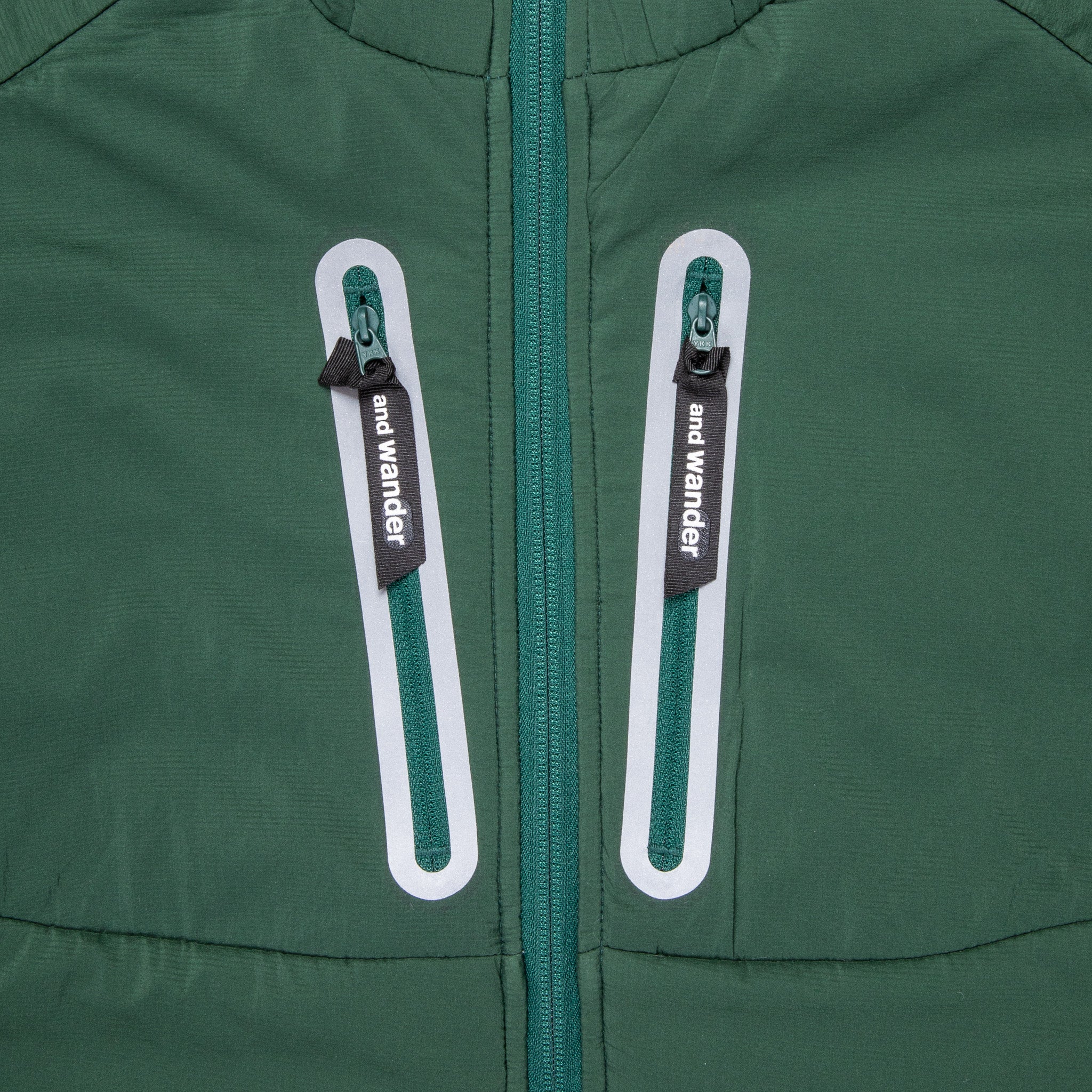 And Wander Alpha Air Jacket Green