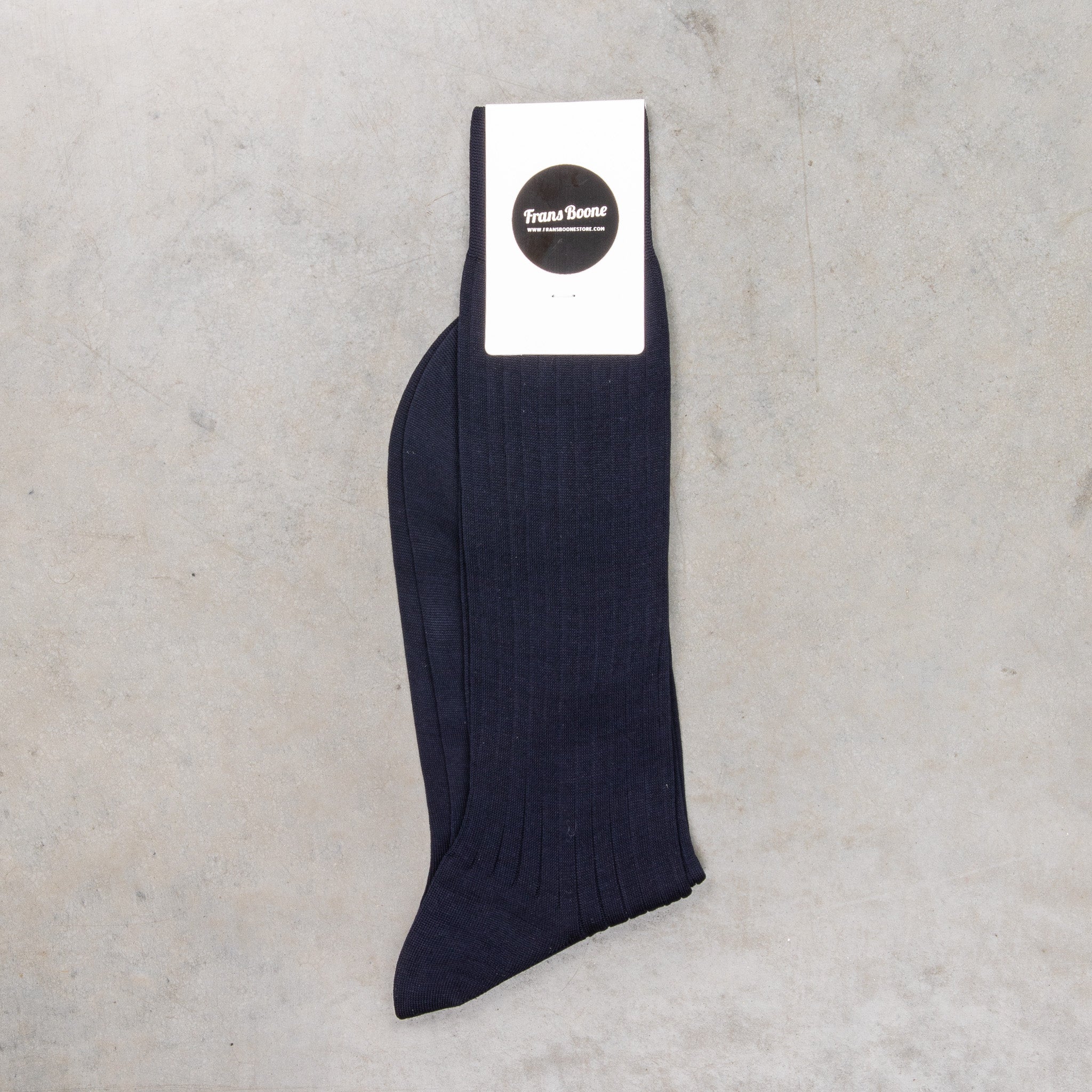 Frans Boone Socks Fillo di Scozia Blu Notte