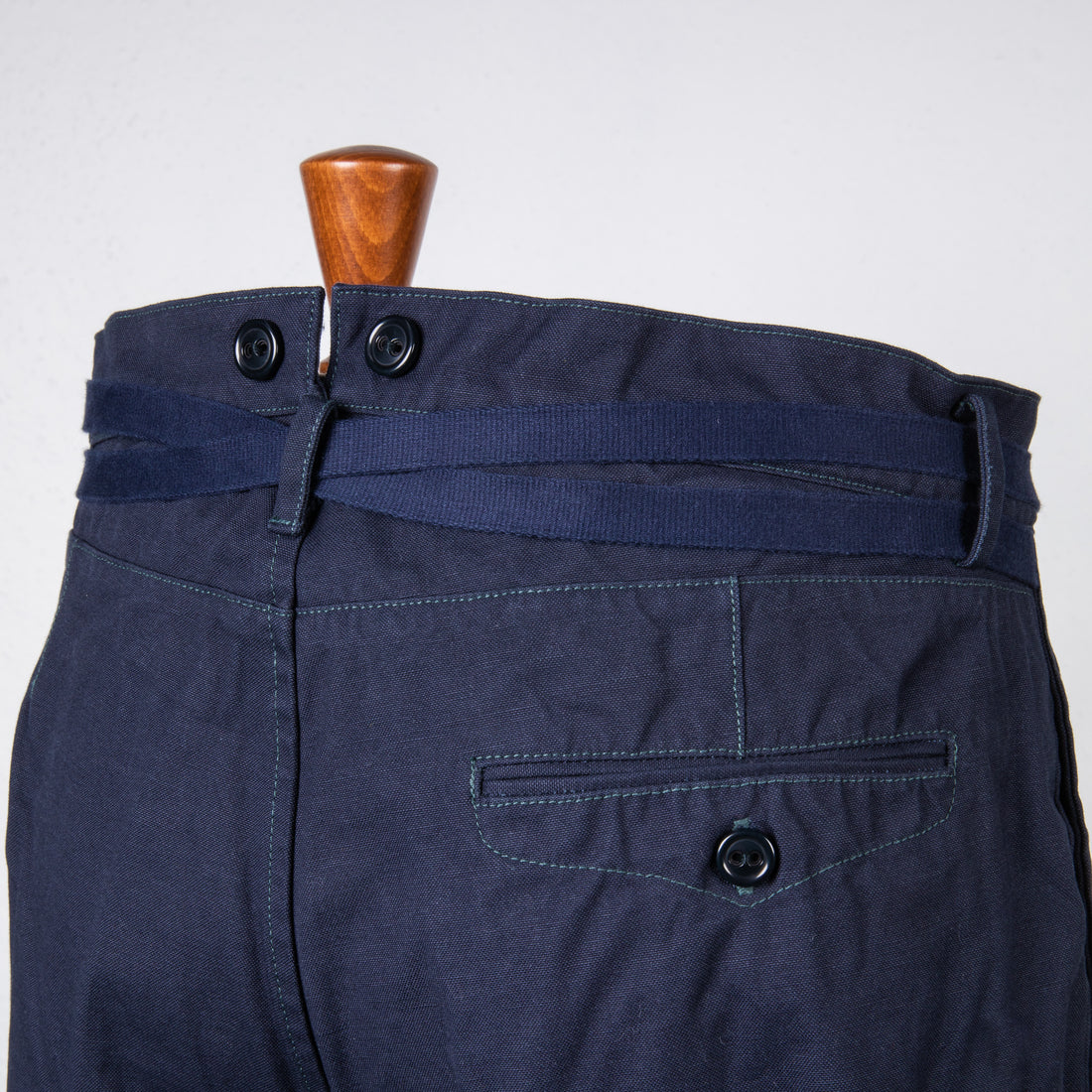 Coherence Alain Pants Selvedge Yacht Canvas Dark Blue – Frans Boone Store