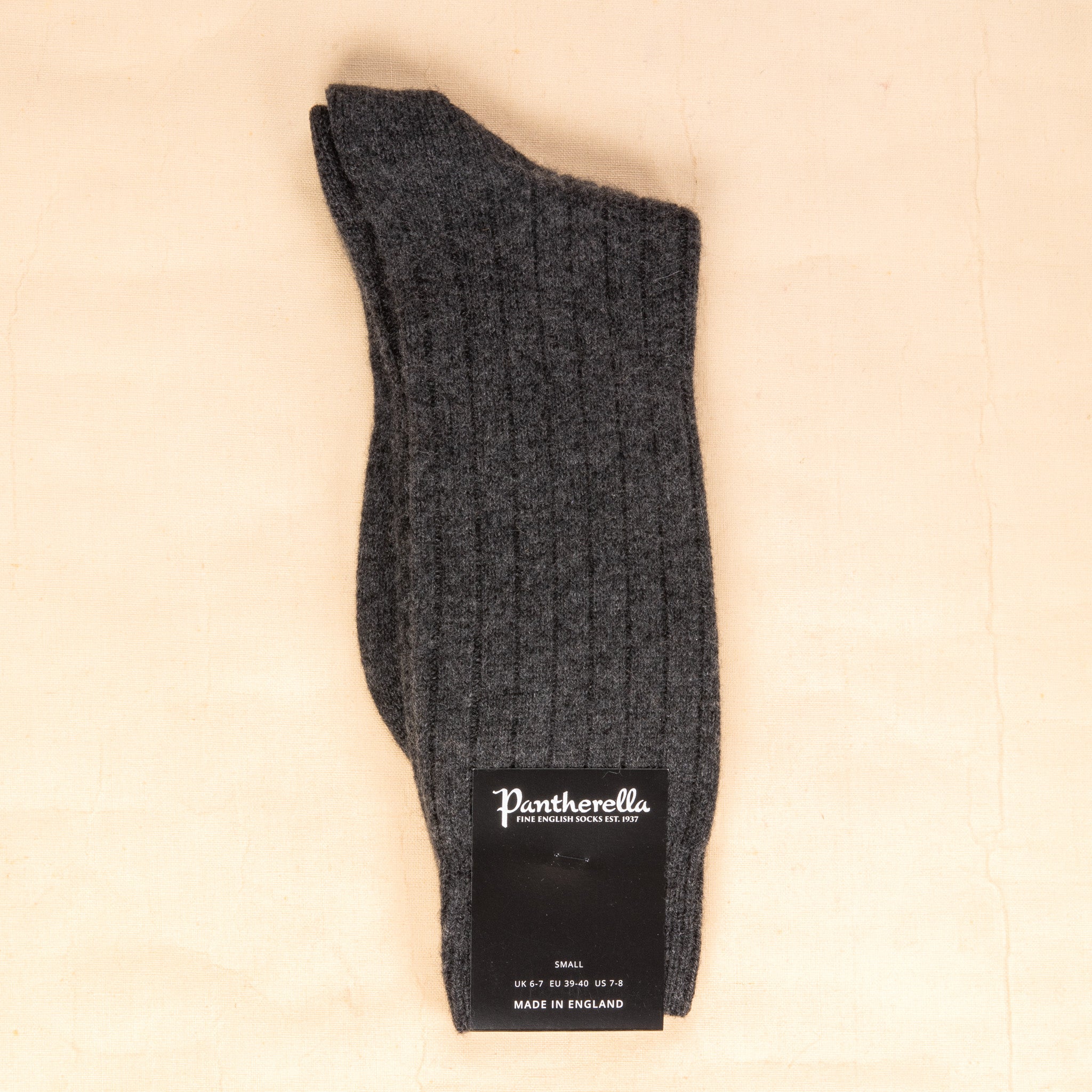 Pantherella Cashmere Waddington Socks Charcoal