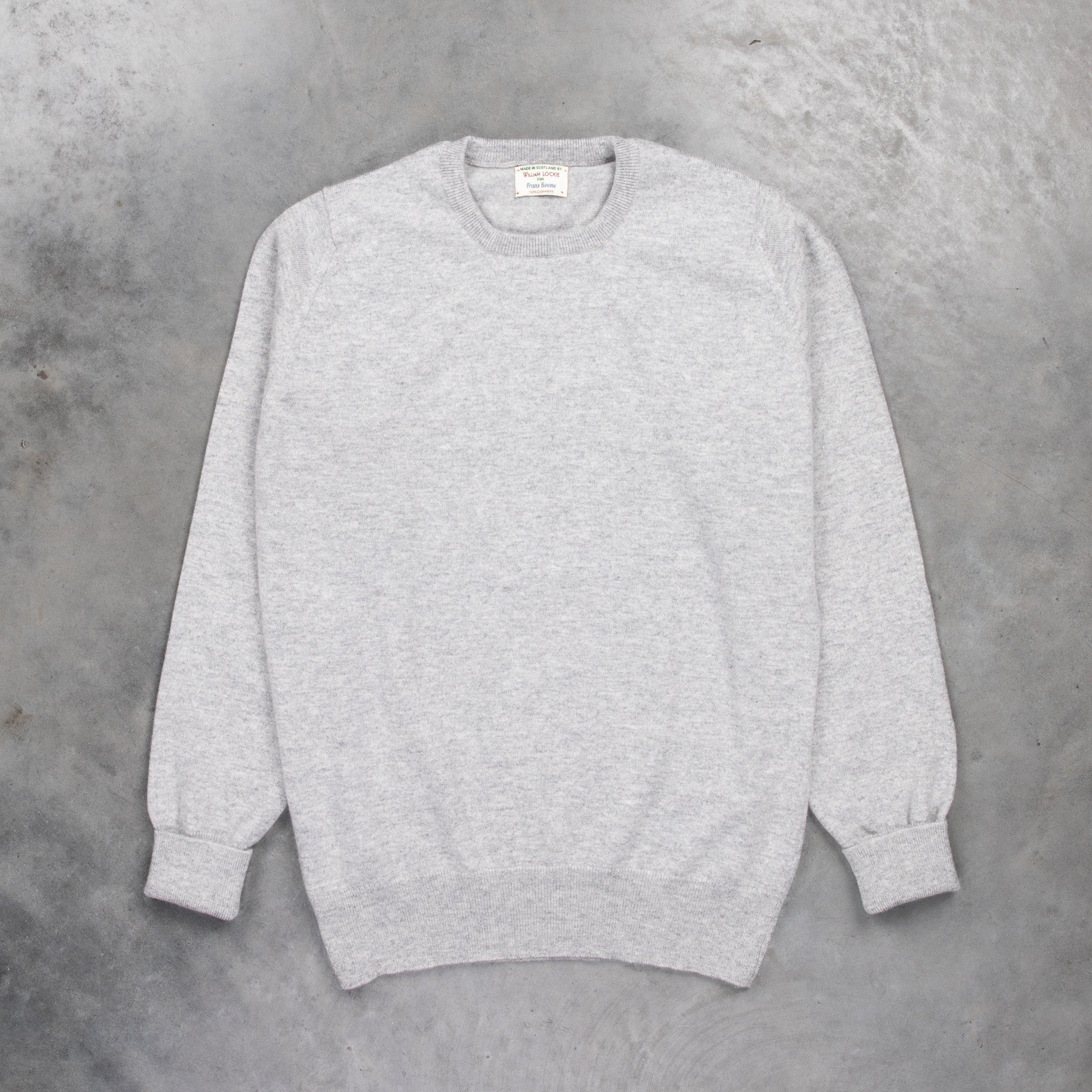 William Lockie Oxton Cashmere Crew Neck Brume