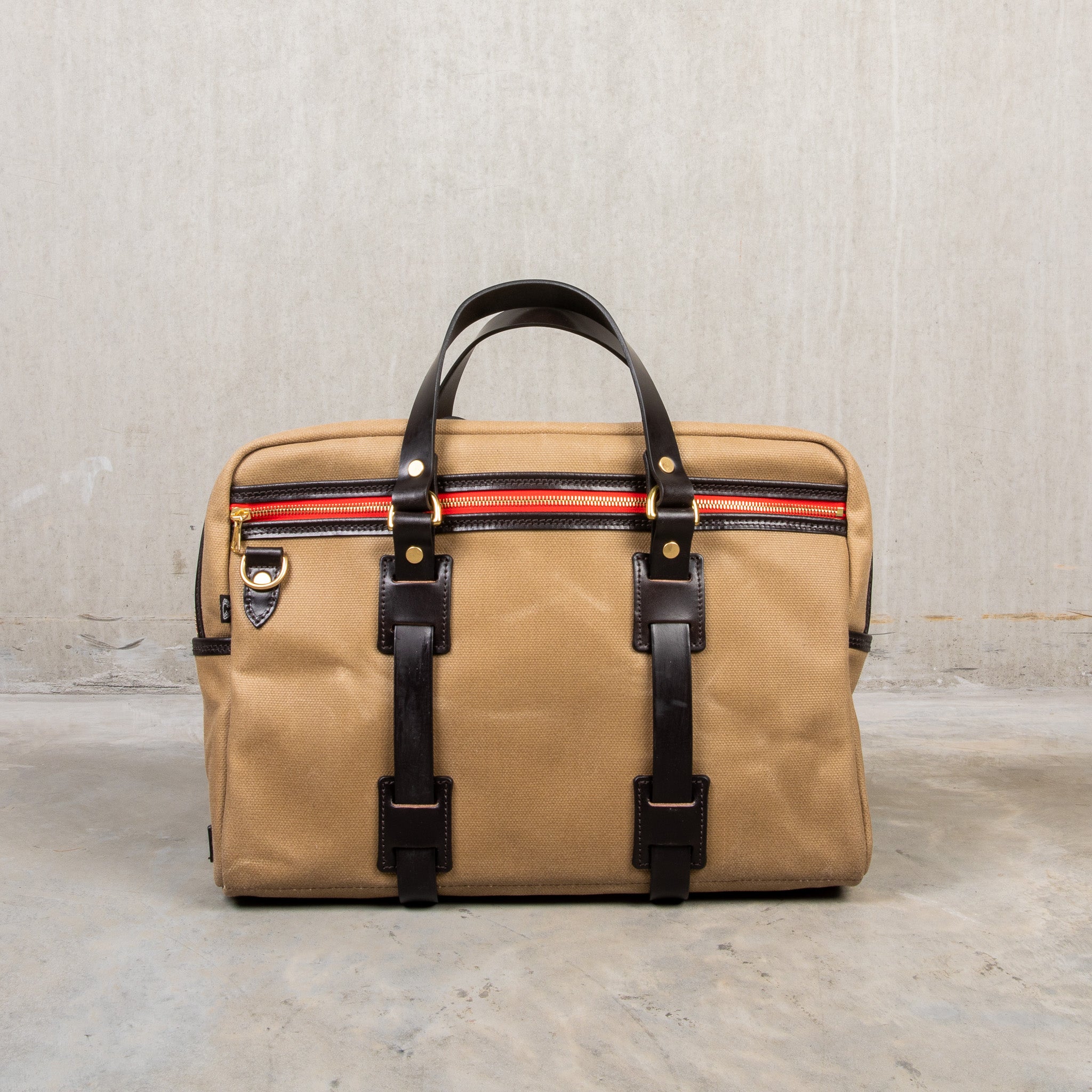 Croots Laptop bag Waxed Vintage Canvas Sand