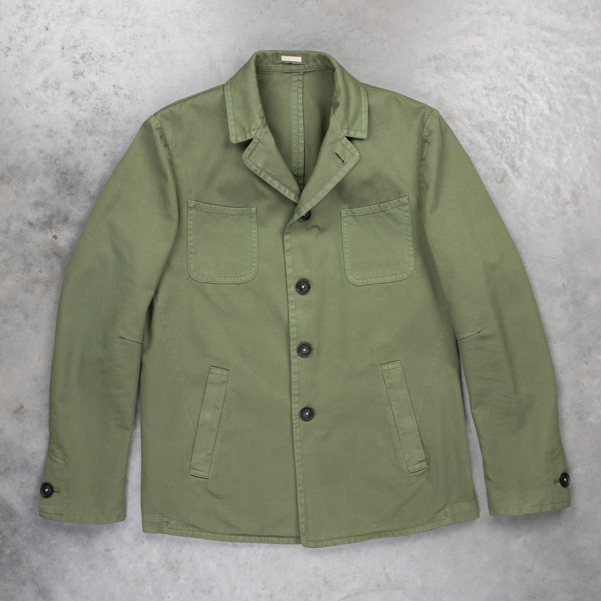 Massimo Alba Solex Cotton Canvas Jacket Salvia