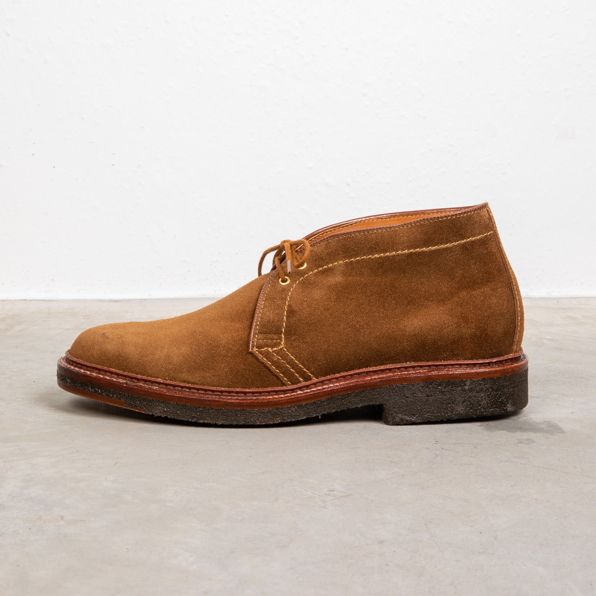 Alden x Frans Boone Chukka Snuff Suede on Crepe Sole