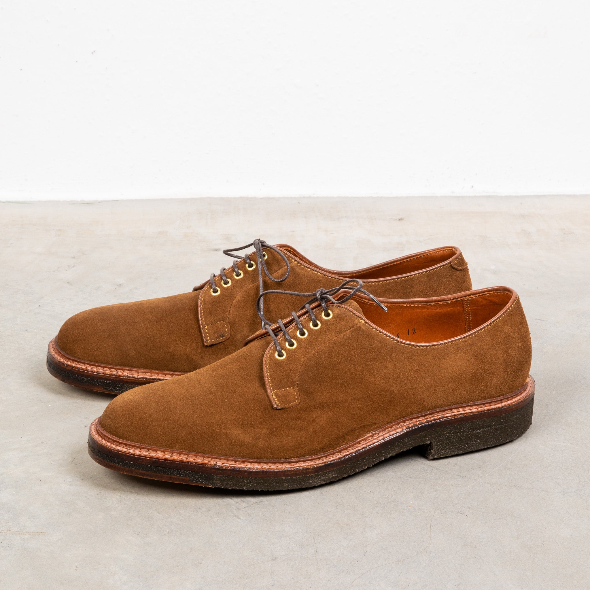 Alden Snuff Suede PT Blucher on Crepe