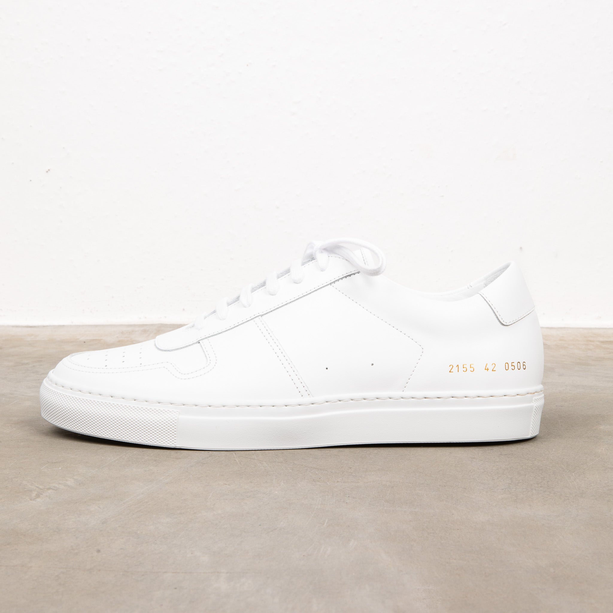 Common Projects BBall Low In Leather White