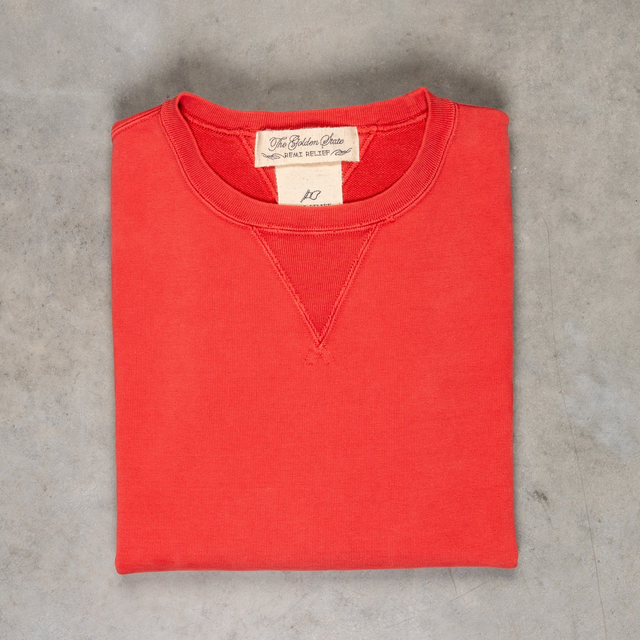 Remi Relief Special Finish Crew Neck Red