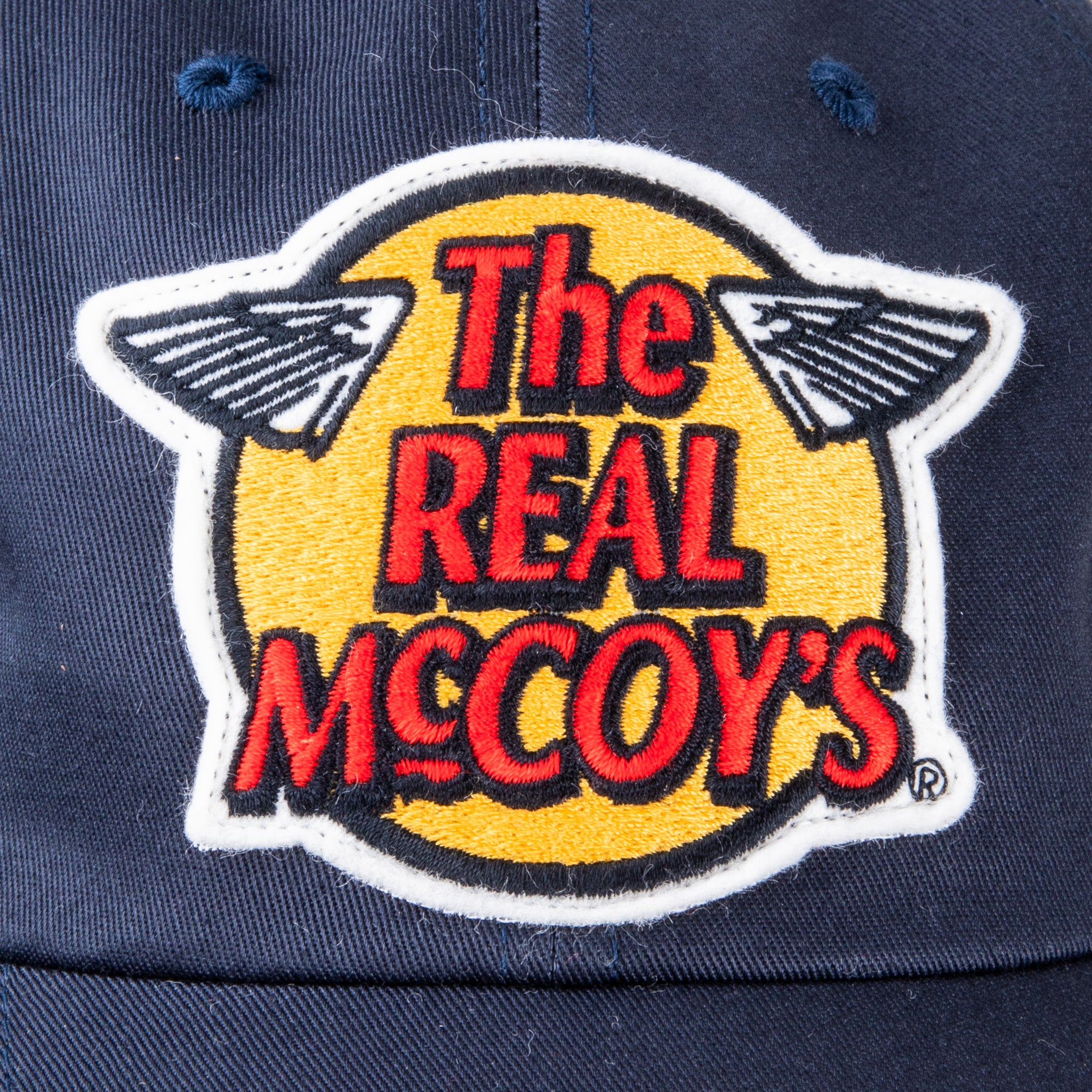 The Real McCoy's Logo Baseball Cap Navy