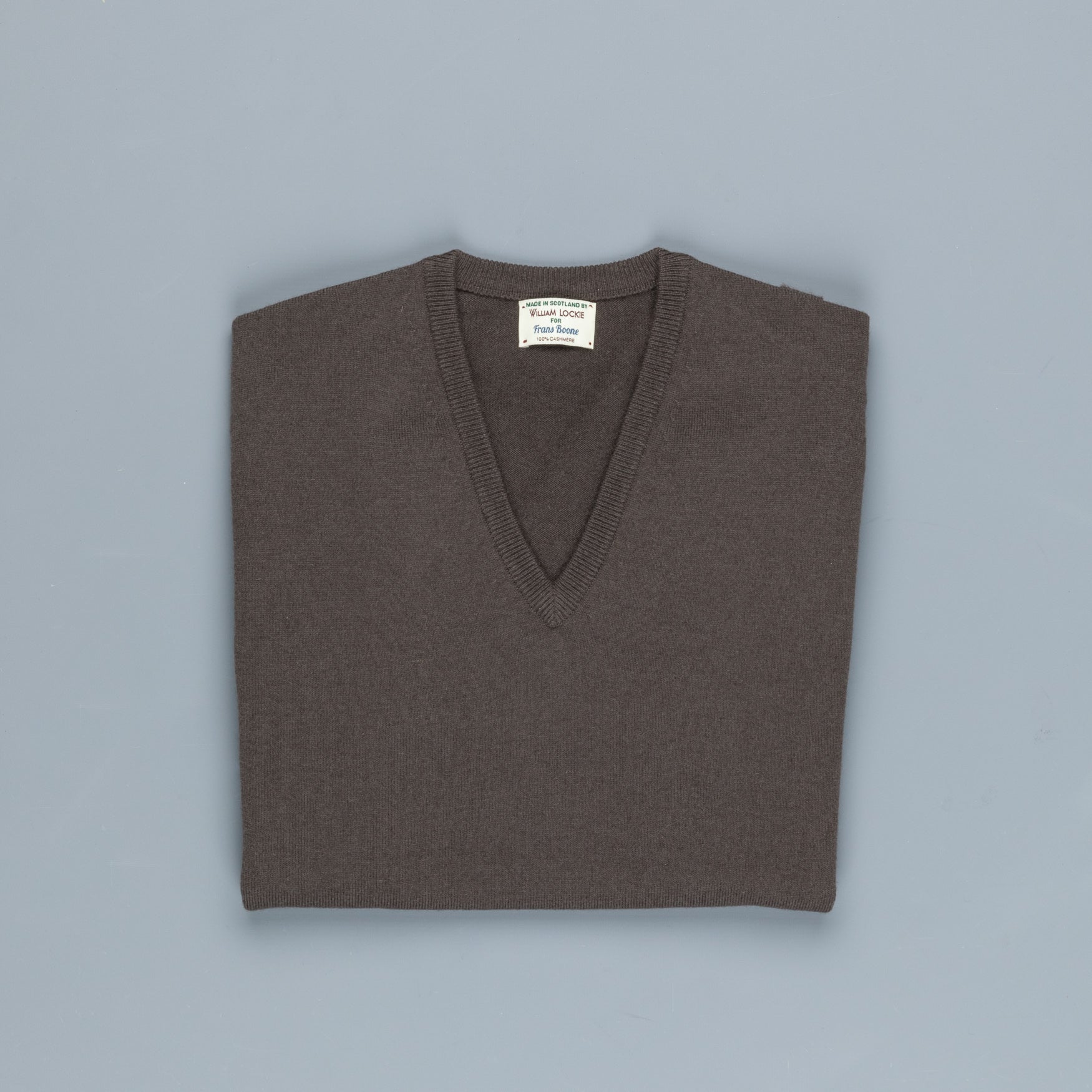 William Lockie Oxton Cashmere V-Neck Scout