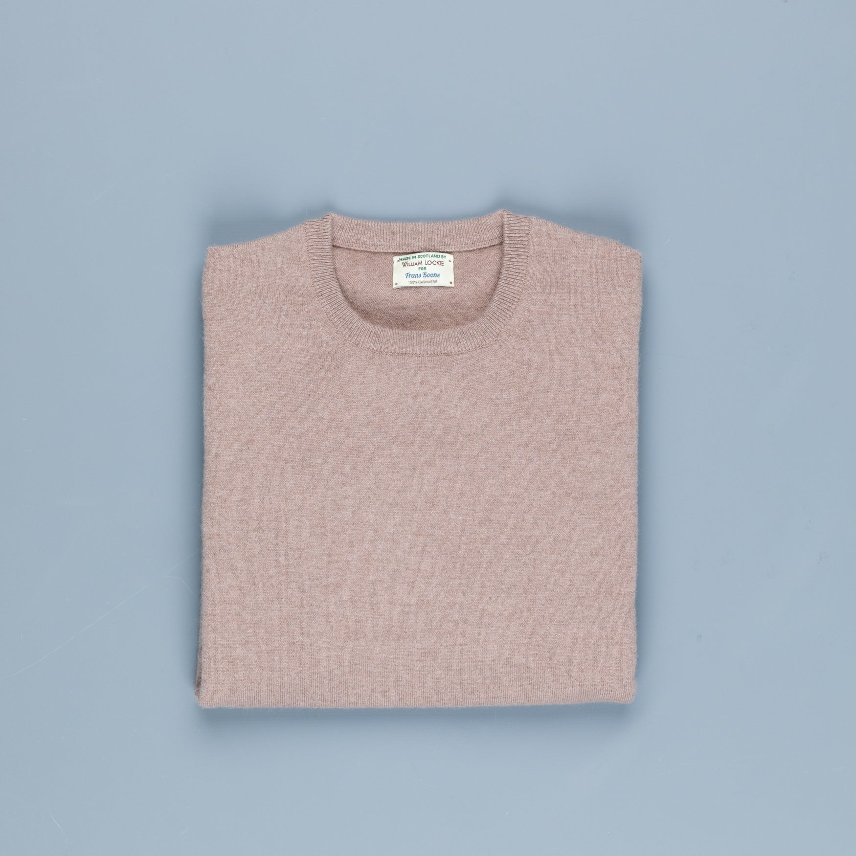 William Lockie Oxton Cashmere Crew Neck Dormouse