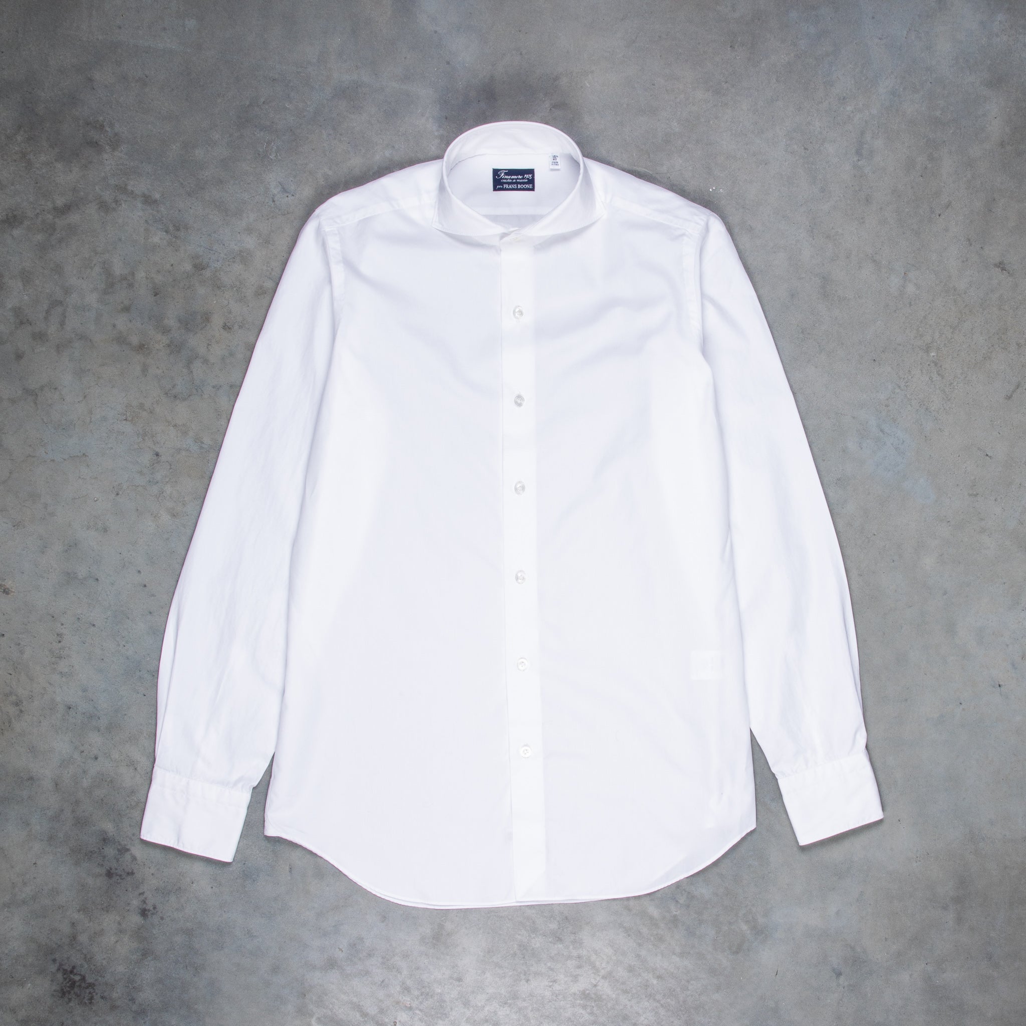 Finamore Milano shirt collo Sergio White