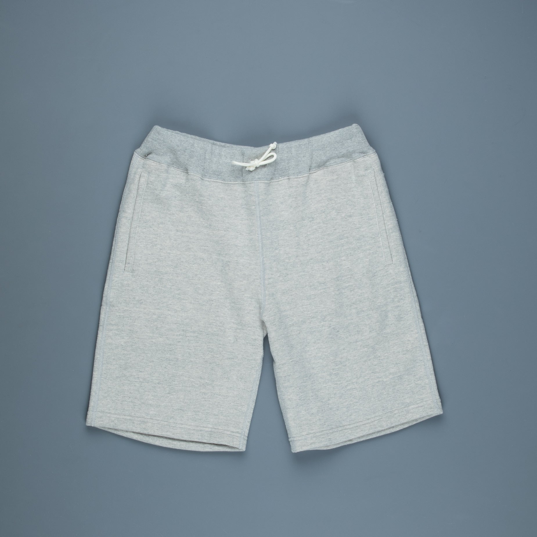 The Real McCoy's 9 Oz Loopwheel Shorts Ash