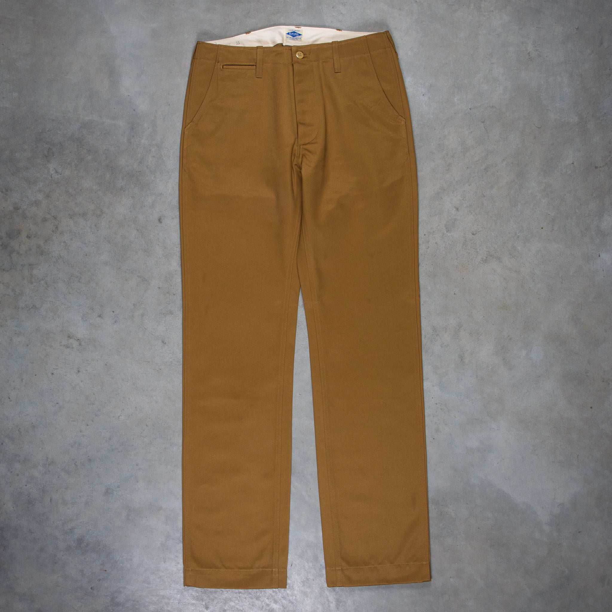 The Real McCoy's Blue Seal Chino Khaki