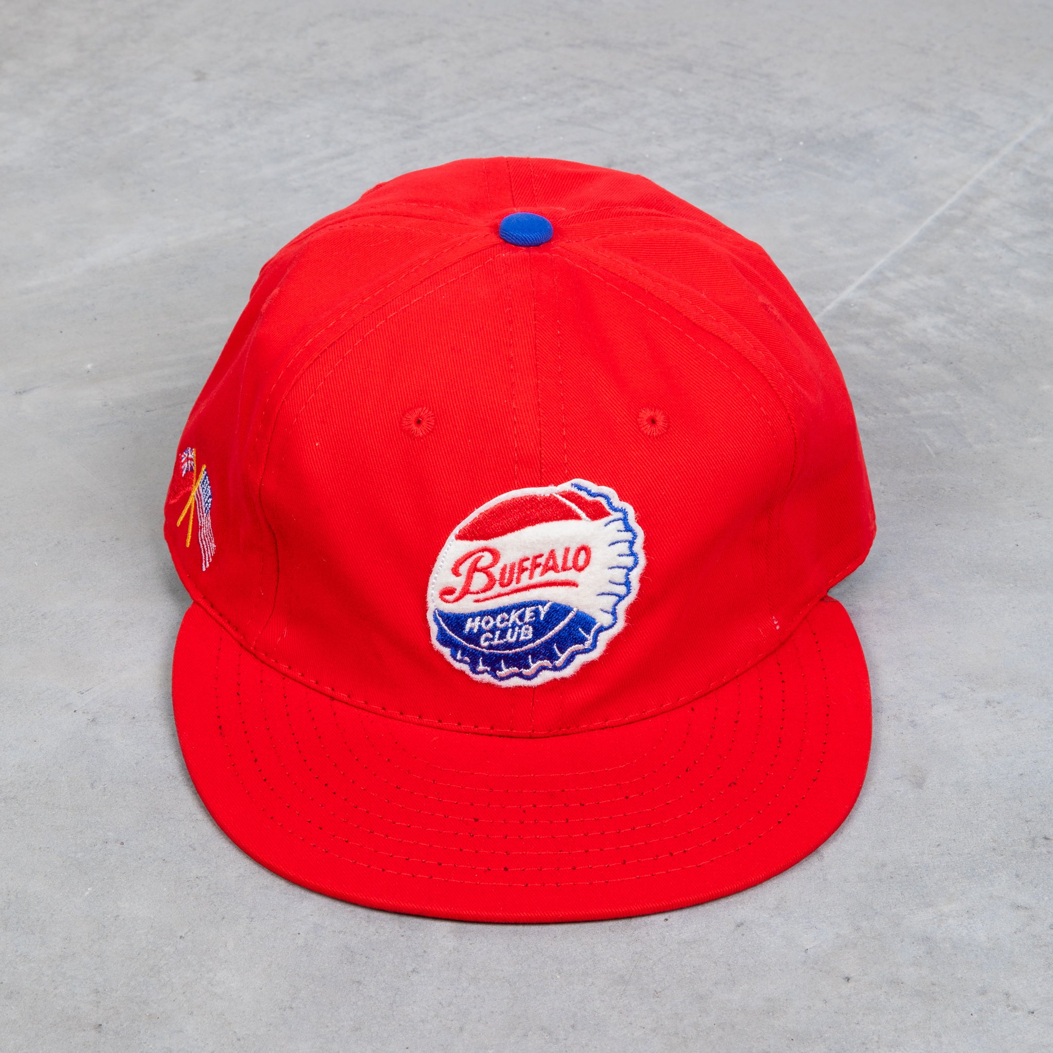 Ebbets Buffalo Bisons 1963 Vintage Ballcap Red