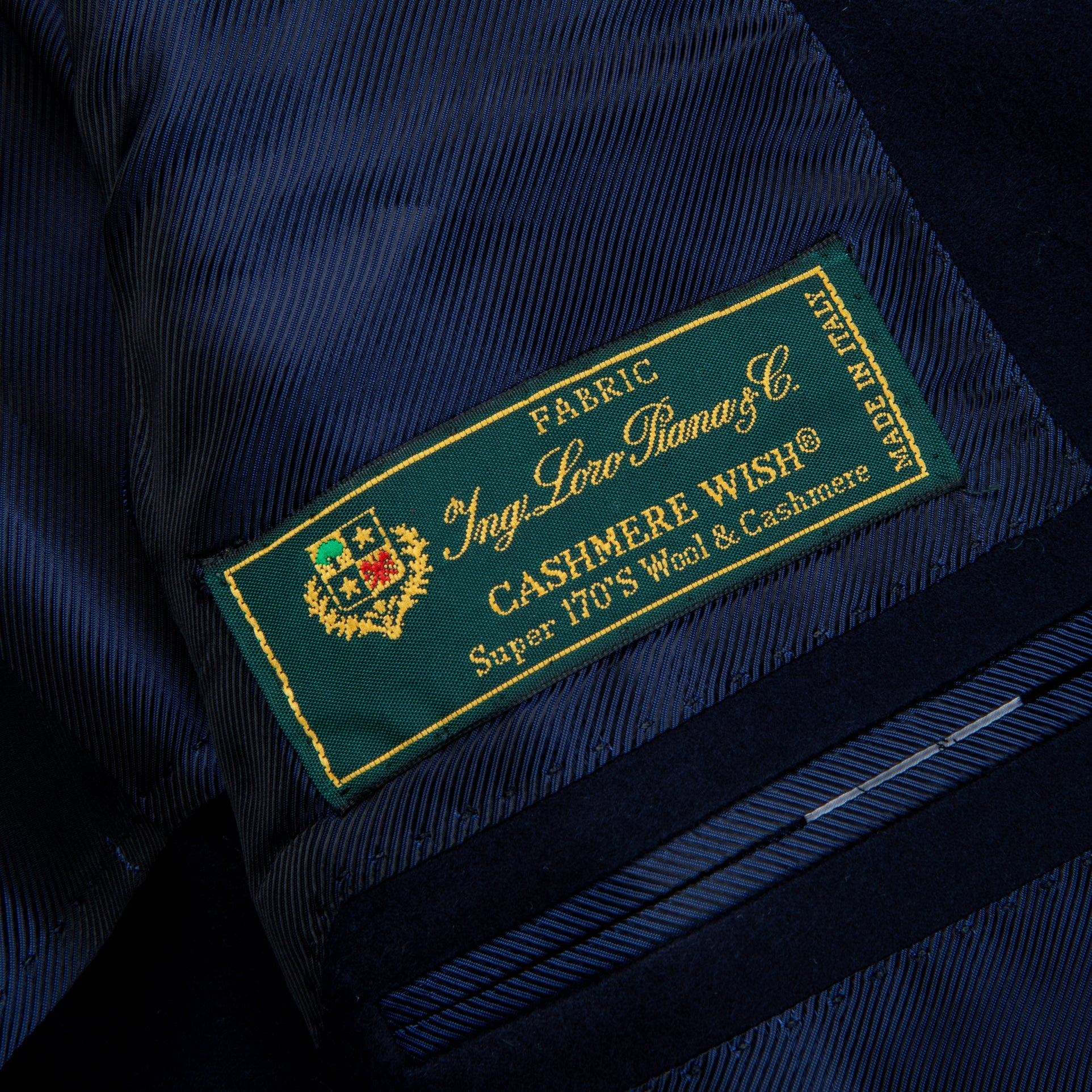 De Petrillo x Frans Boone Jacket Loro Piana Wish Navy Blu