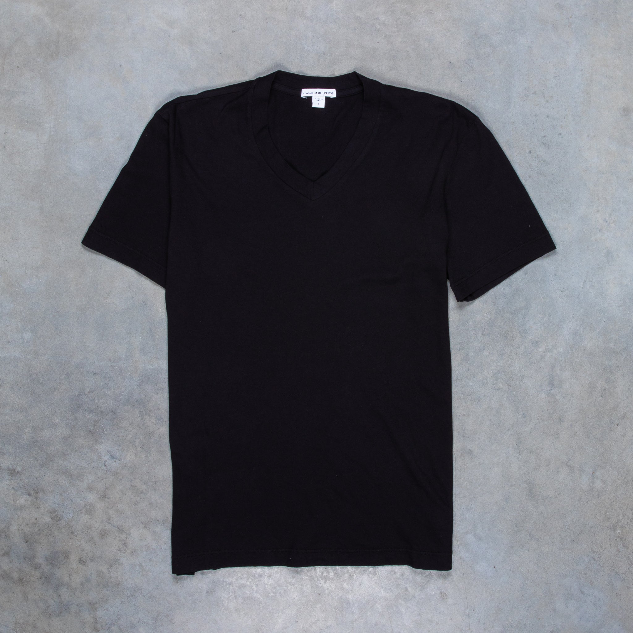 James Perse V neck tee Black