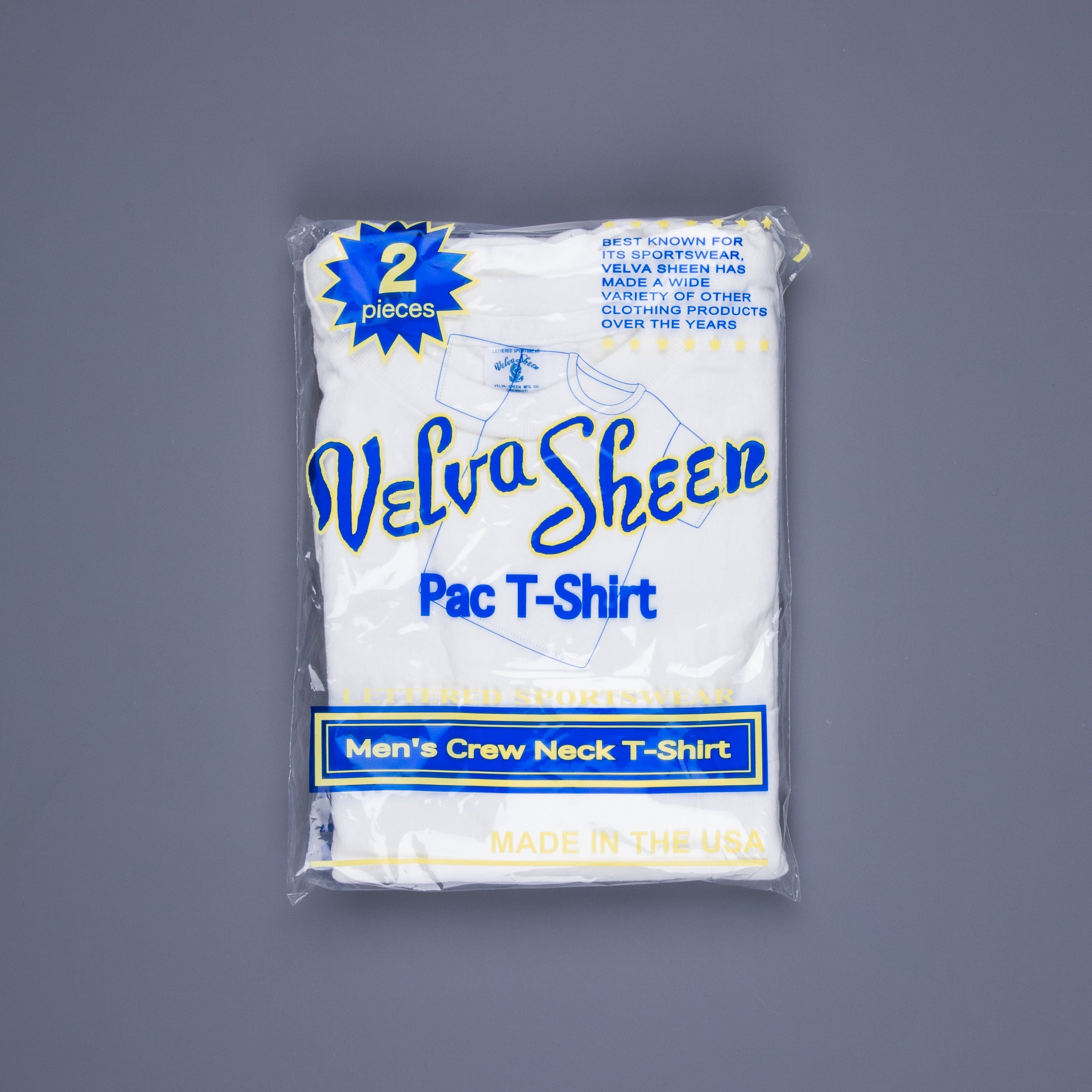 Velva Sheen 2 pack pocket tee 2 white