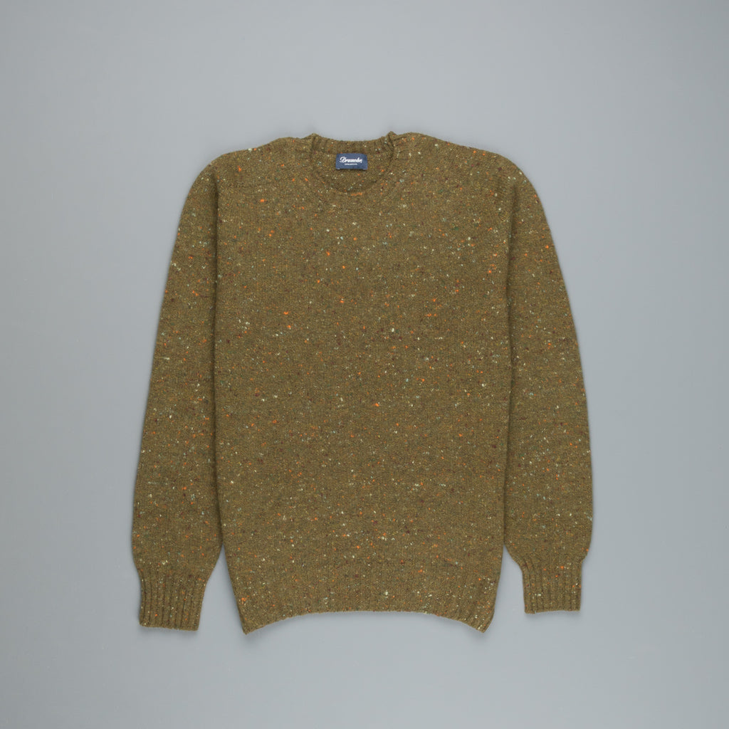 Drumohr Sherwood Crew Neck Donegal Oliva