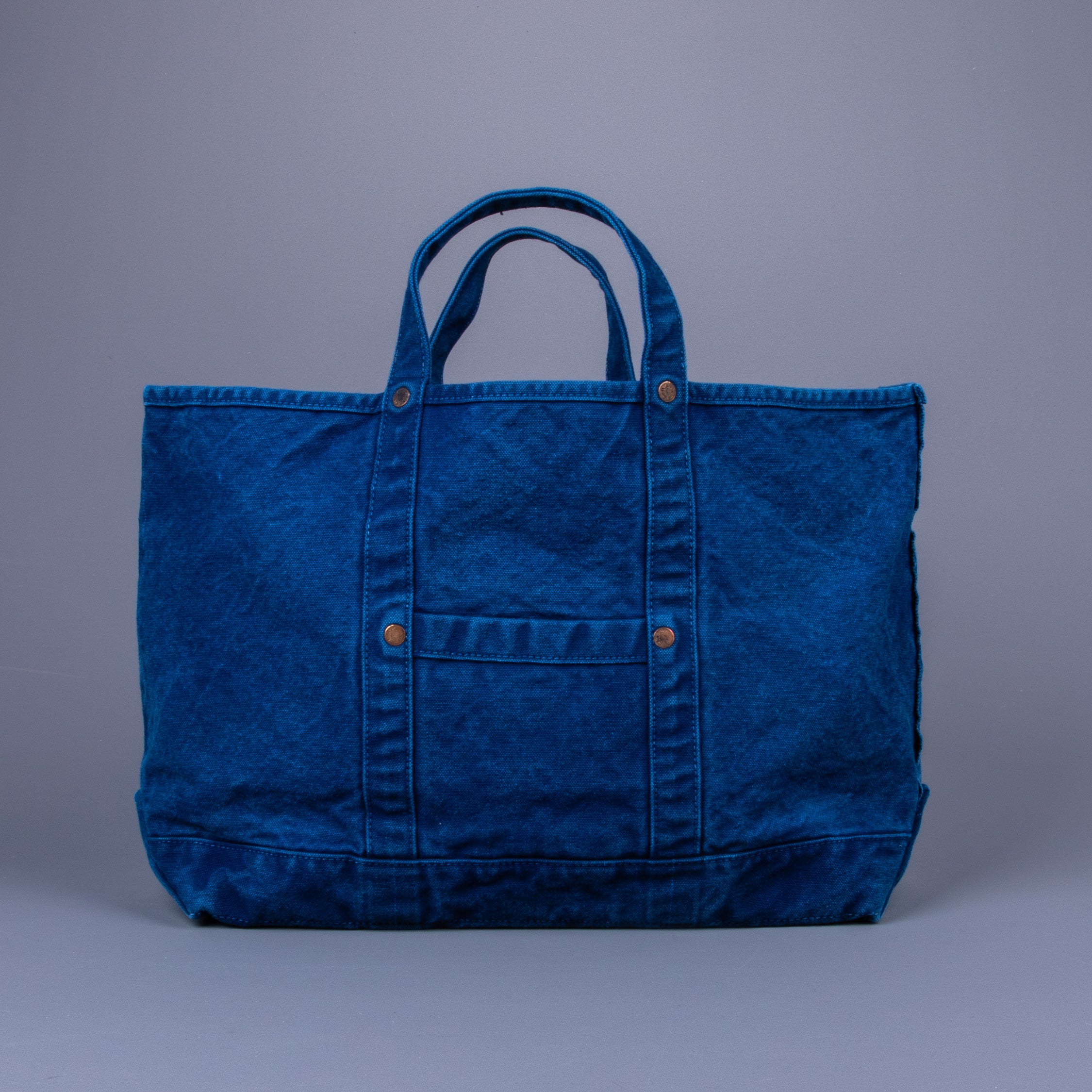 The Real McCoy's Coal Tote Indigo Dyed