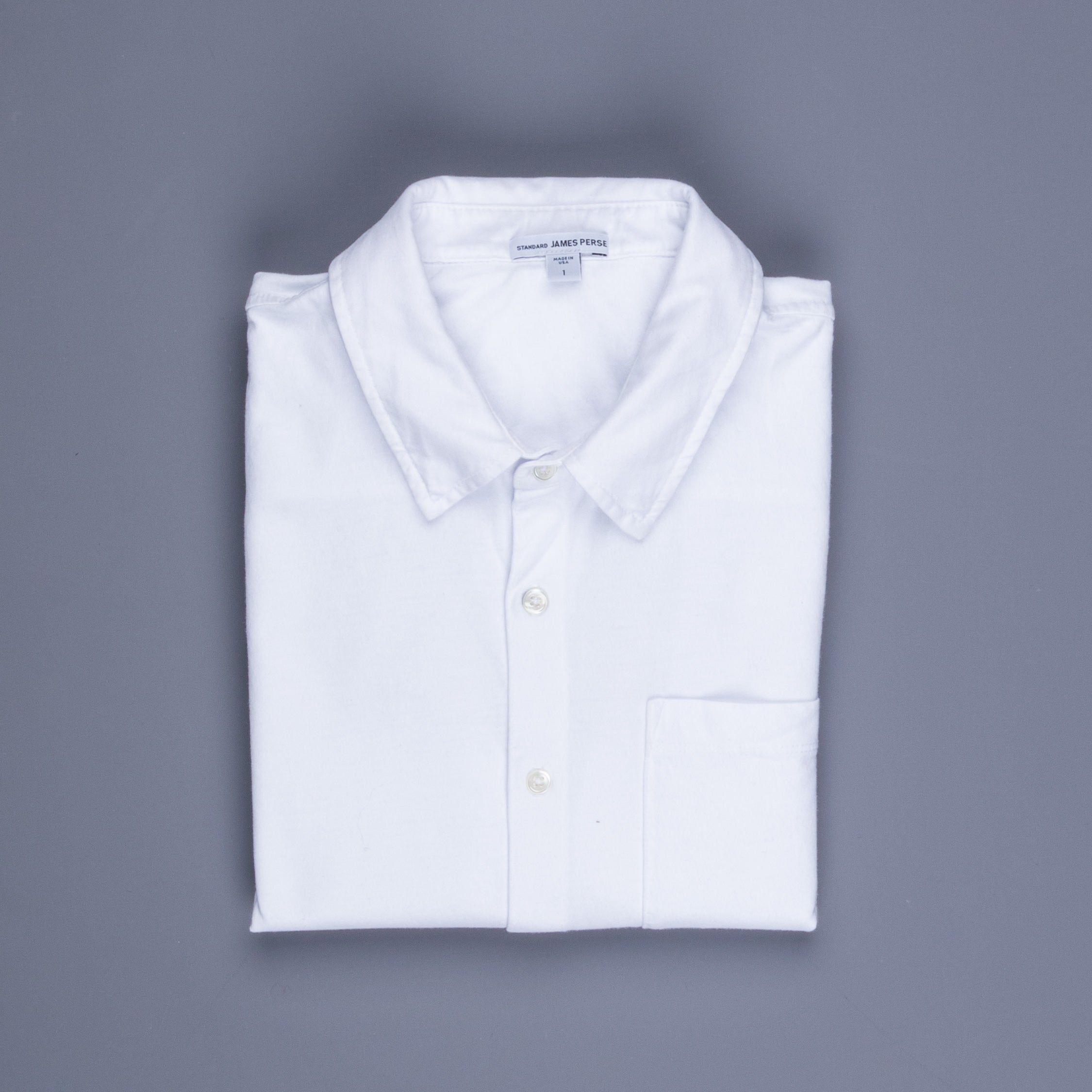 James Perse L/S Pima Jersey Shirt White