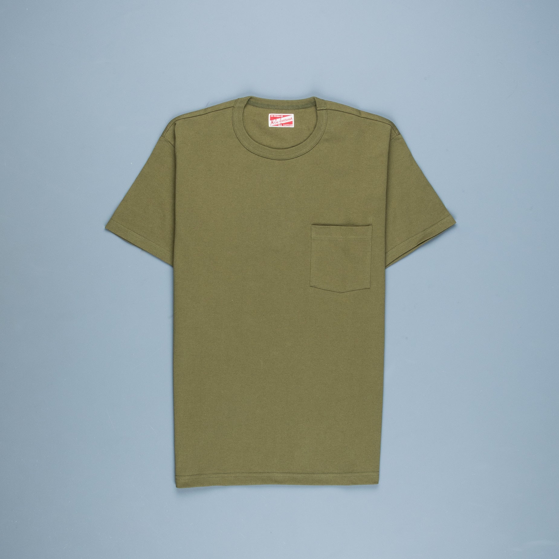 The Real McCoy's Pocket Tee Olive