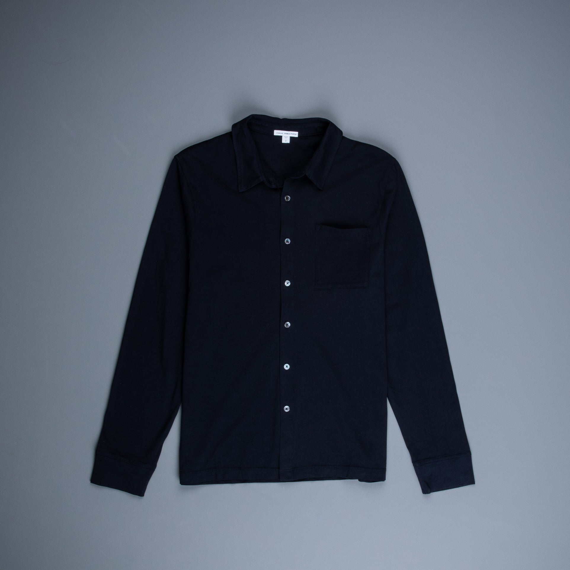 James Perse L/S Pima Jersey Shirt Deep