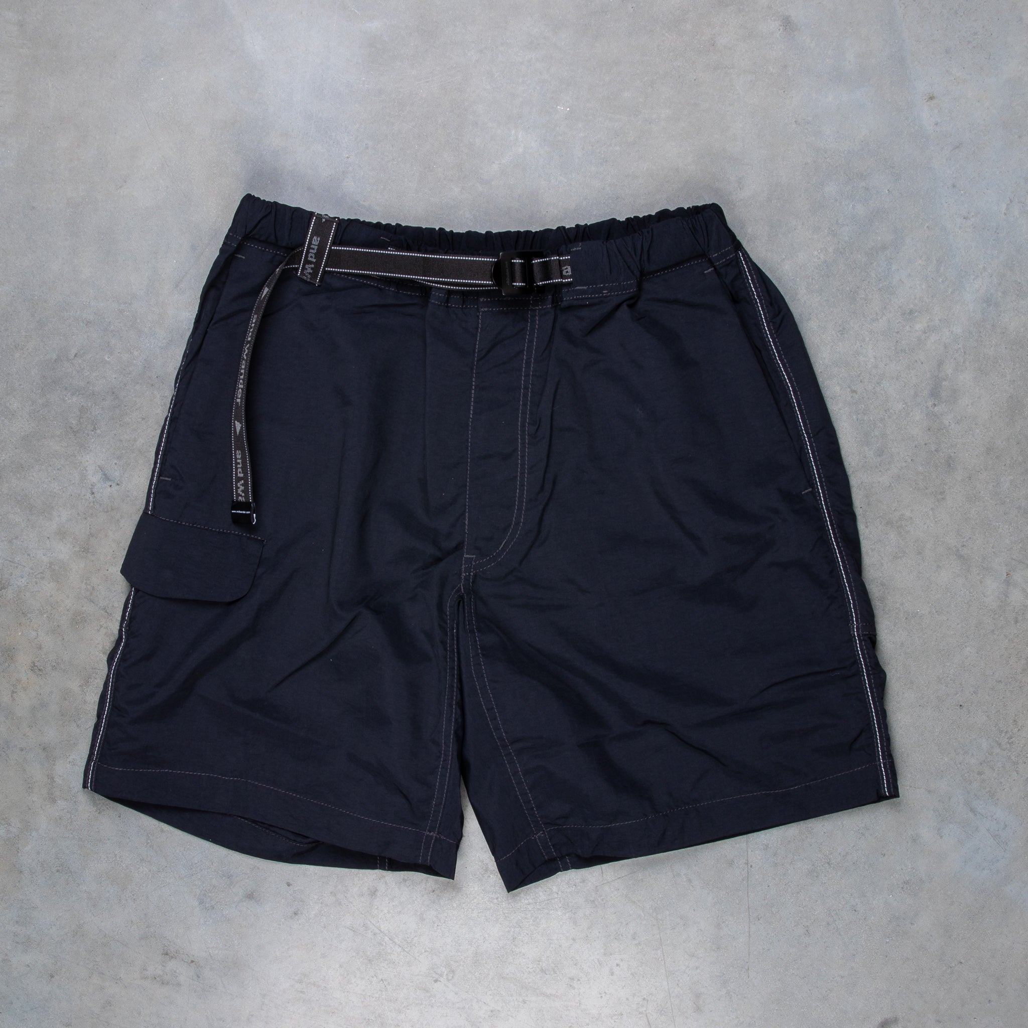 And Wander Ny Taffeta Hiker Shorts Black