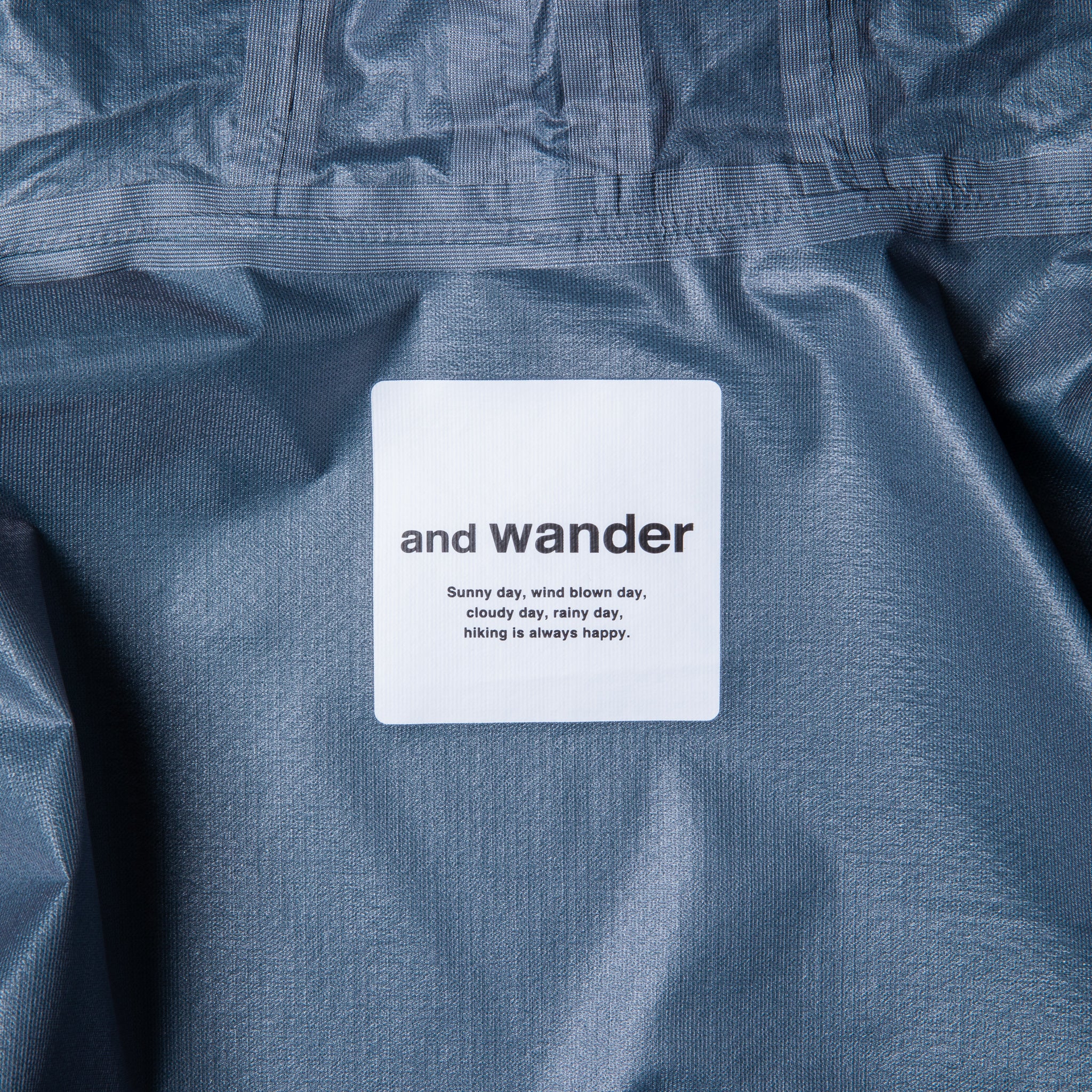 And Wander 3L UL Rain Jacket Blue