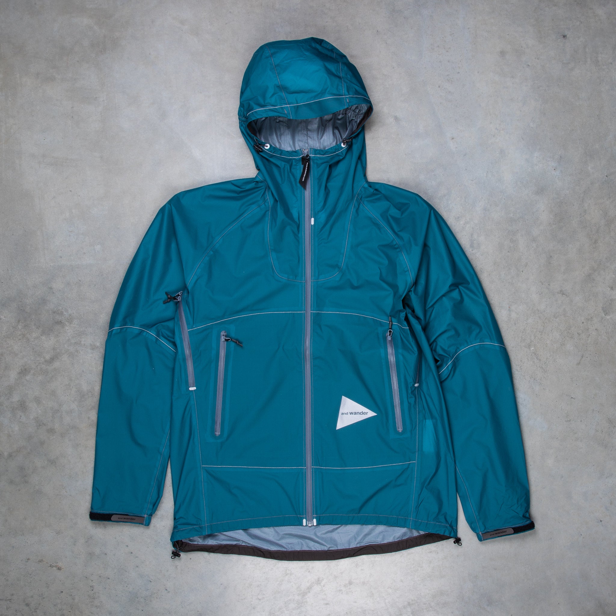 And Wander - Water Repellent Light Jacket - Black010