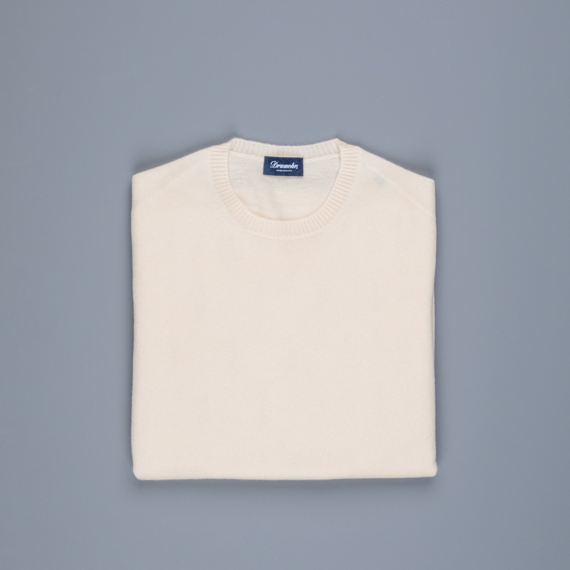 Drumohr Tabor Cashmere Crew Neck Crema