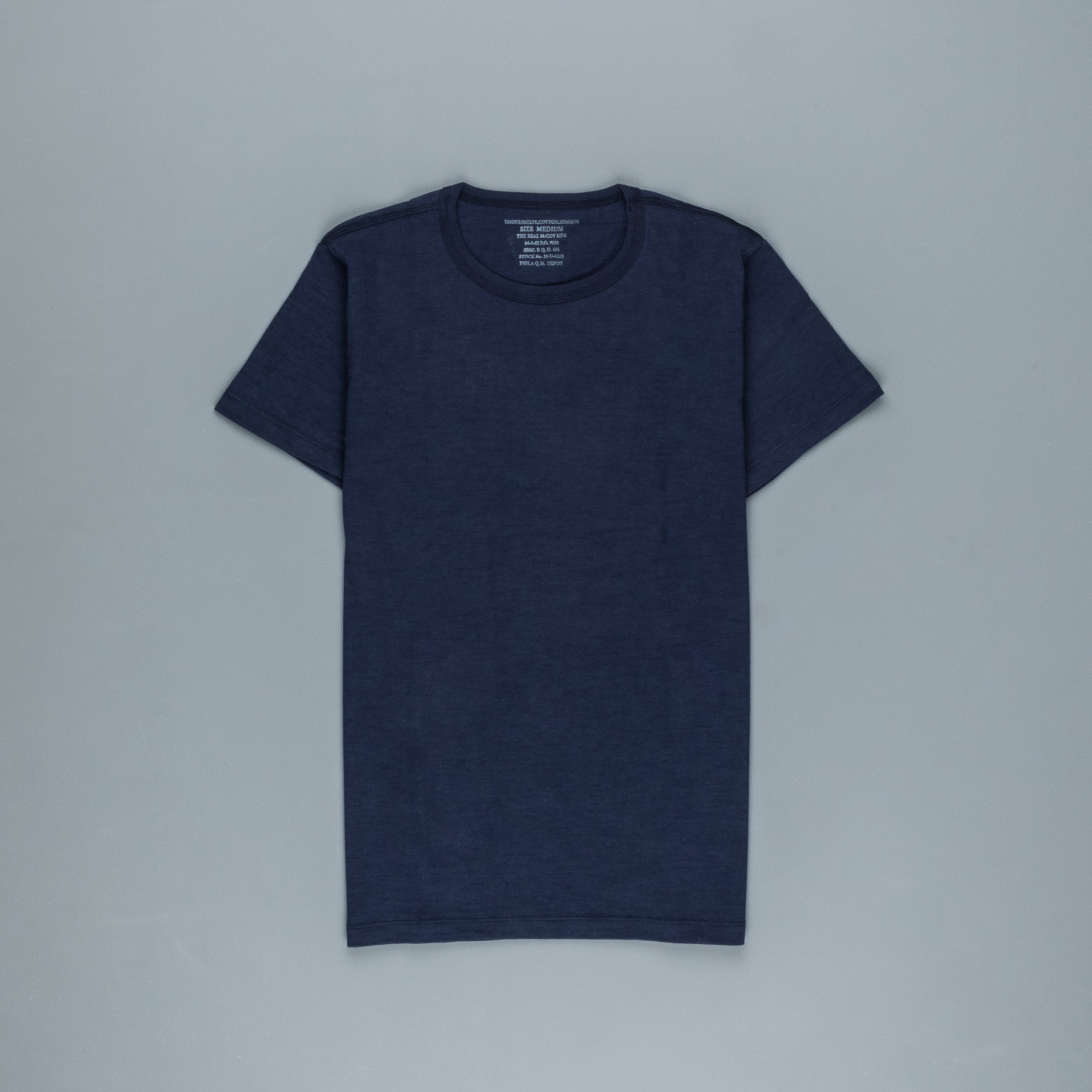 The Real McCoy's Undershirts Summer Cotton Navy